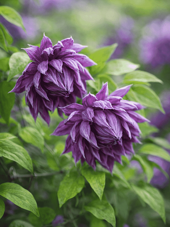 Клематис Витицелла Mary Rose