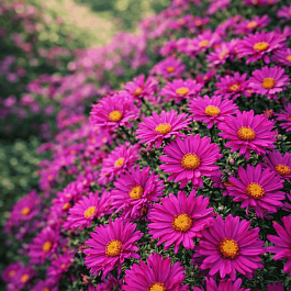 Астра кустарниковая Kassel