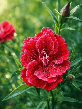 Гвоздика садовая Rubra Plena