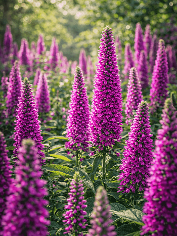 Вероника колосистая Atomic Red Ray