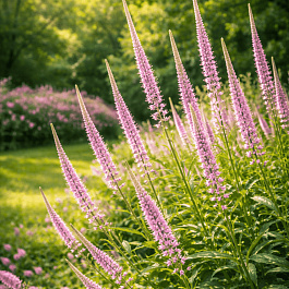 Вероникаструм виргинский Roseum