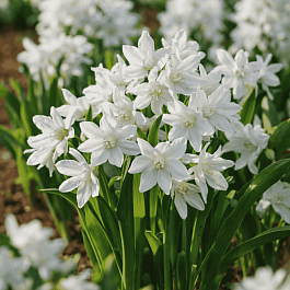 Пушкиния Libanotica Alba