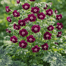 Герань темная Samobor