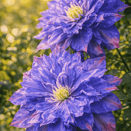 Клематис гибридный Blue Explosion