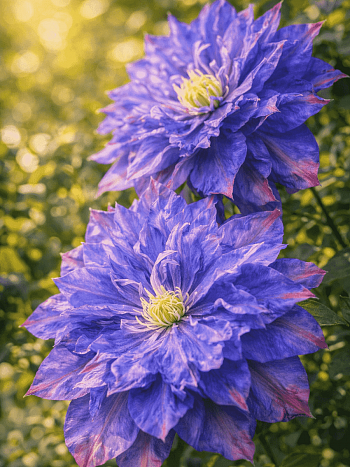 Клематис гибридный Blue Explosion