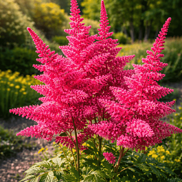 Астильба гибридная Younique Ruby Red