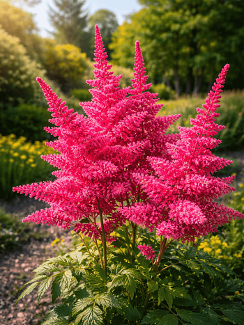 Астильба гибридная Younique Ruby Red