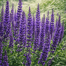 Шалфей дубравный Night Salvia