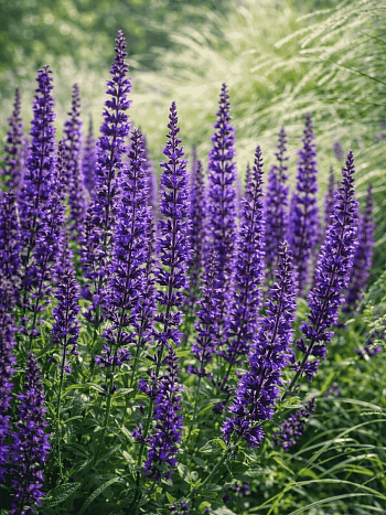Шалфей дубравный Night Salvia