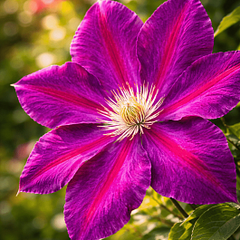 Клематис гибридный Grunwald