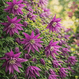 Клематис гибридный Purple Surprise