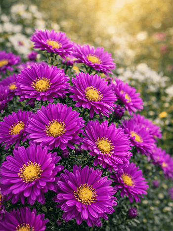 Астра ново-бельгийская Sarah Ballard