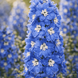 Дельфиниум  культурный Pacific Giant Summer Skies