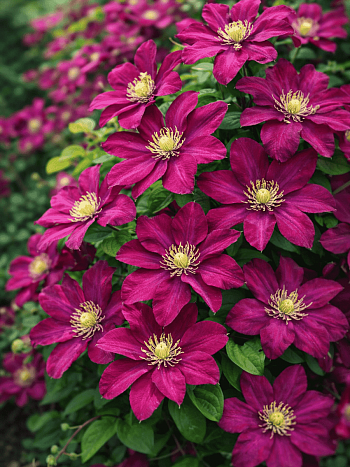 Клематис Jan III Sobieski