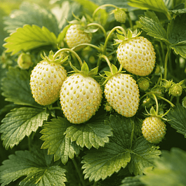 Земляника альпийская Желтое чудо