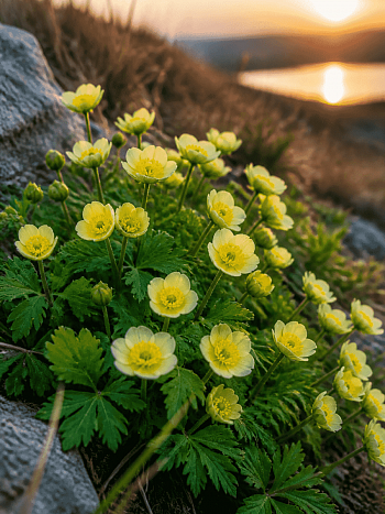 Купальница рыхлая Albiflorus