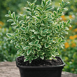 Самшит вечнозеленый Variegata