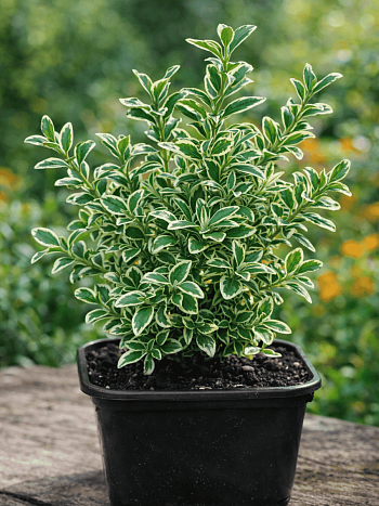 Самшит вечнозеленый Variegata