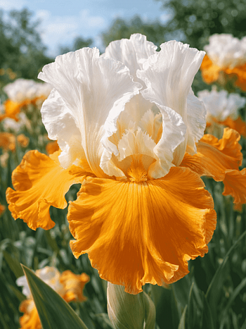 Ирис германский Pumpkin Cheesecake