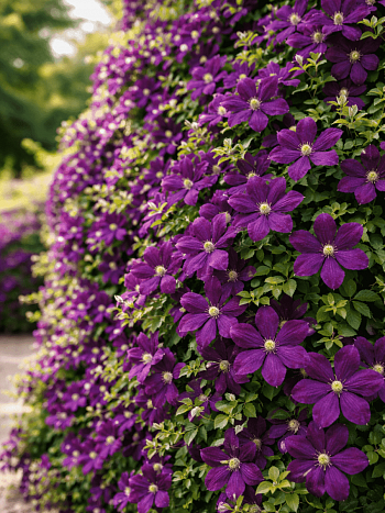 Клематис гибридный Negritianka