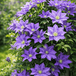 Клематис  Lavender Beauty