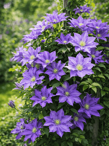 Клематис  Lavender Beauty