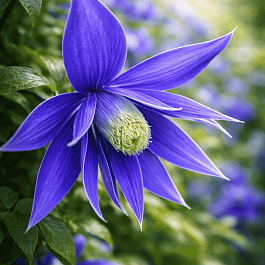 Клематис крупнолепестный Lagoon