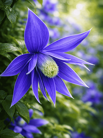 Клематис крупнолепестный Lagoon