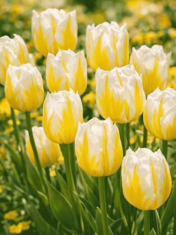 Тюльпан триумф Flaming Coquette