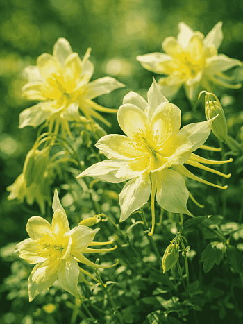 Аквилегия вееровидная Spring Magic  Yellow