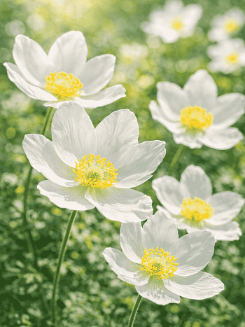 Анемона лесная Snow White