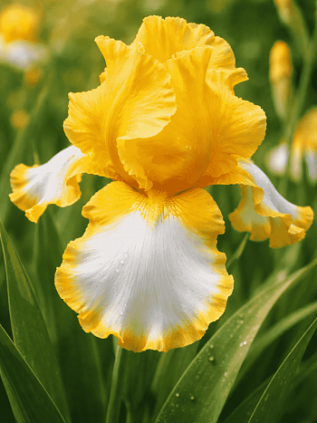 Ирис германский Glacier Gold