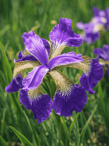 Ирис сибирский Helicopter