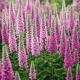 Вероника колосистая Pink Marshmallow