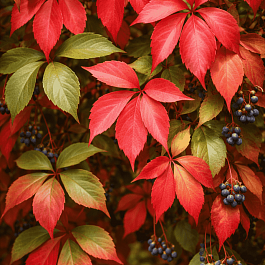 Виноград девичий пятилисточковый Parthenocissus