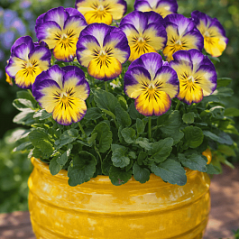 Виола рогатая Penny Primrose Picotee