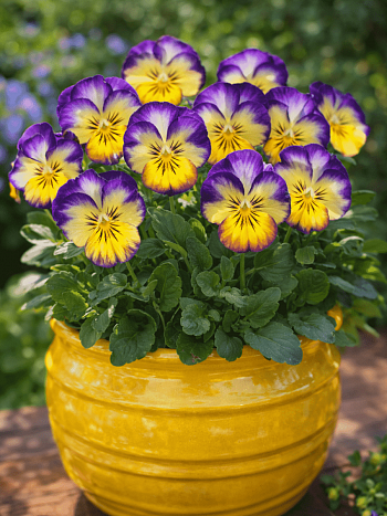 Виола рогатая Penny Primrose Picotee