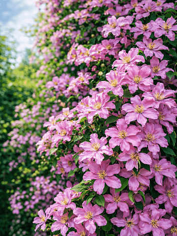 Клематис гибридный Comtesse de Bouchaud
