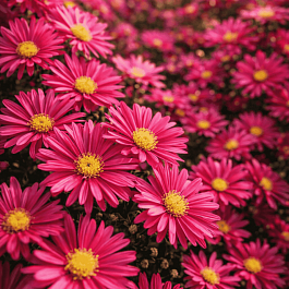 Астра ново-бельгийская Winston Churchill