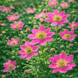 Анемона многонадрезанная Anabella Deep Rose