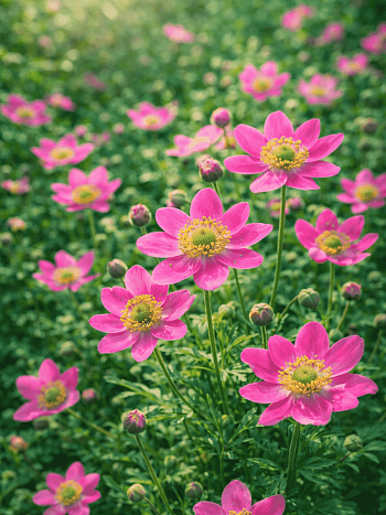 Анемона многонадрезанная Anabella Deep Rose