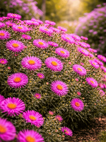 Астра Ново-бельгийская Magic Pink