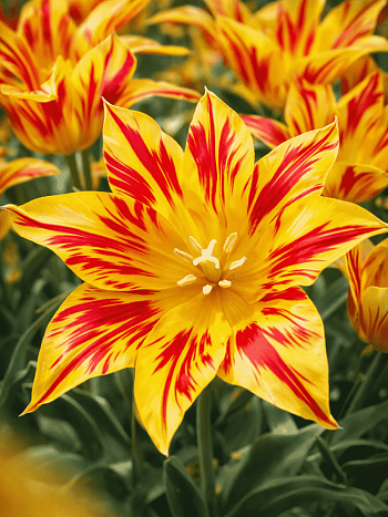 Тюльпан Flaming Bayside