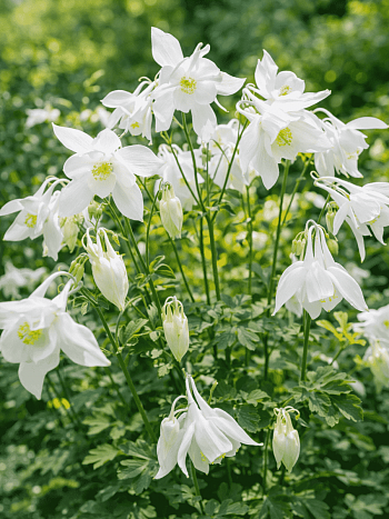 Аквилегия вееровидная Spring Magic  White