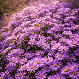 Астра кустарниковая Herbstgruss vom Besserhof