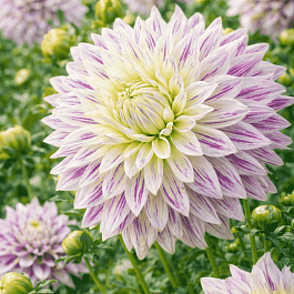 Георгина Akita's Striped