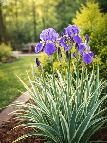 Ирис бледный Albo Variegata