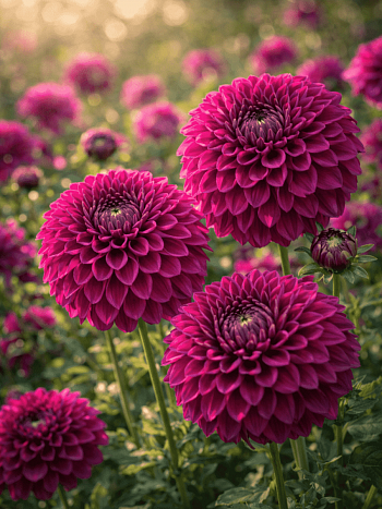 Георгина Boom Boom Purple