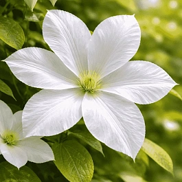 Клематис  Snow Storm