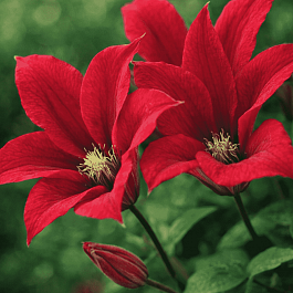 Клематис Gravetye Beauty